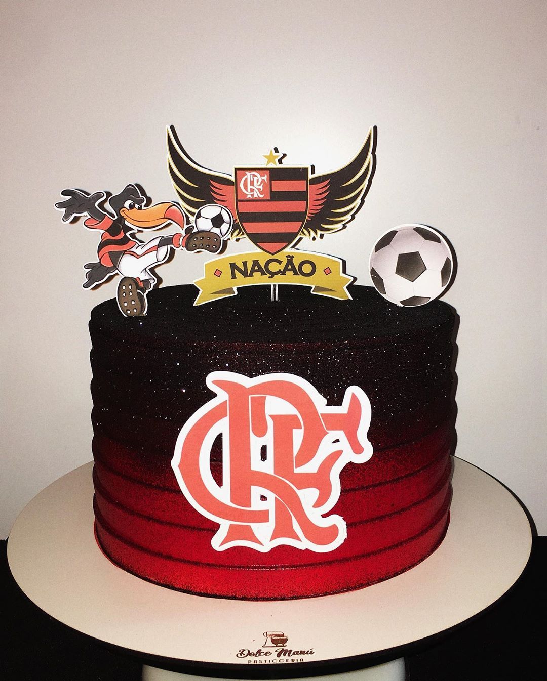 Bolo Decorado Flamengo