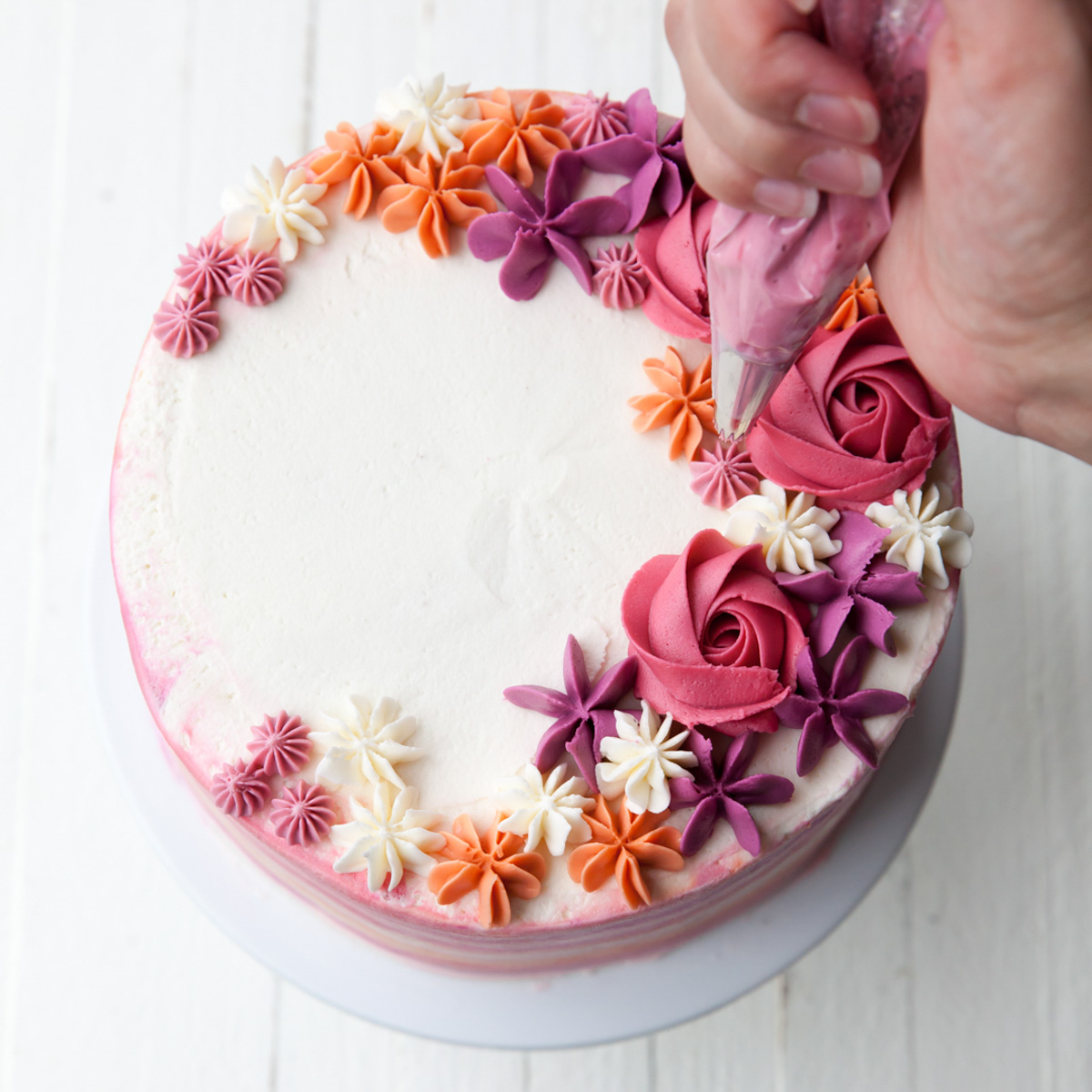 Flower Decorated Cake