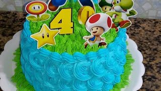 Bolo Decorado Mario Bros