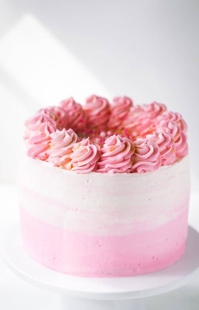 Pink Decorated Cake