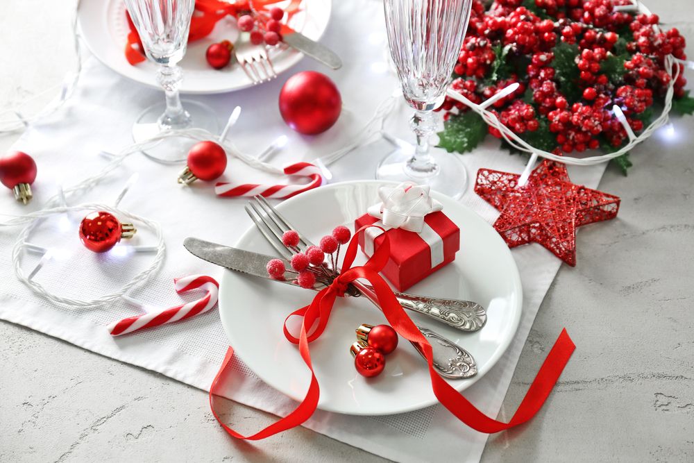 Decoração de Mesa de Natal