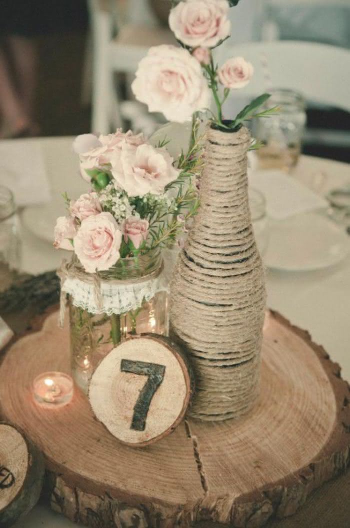 Modelos de Ideias Enfeites De Mesa Casamento