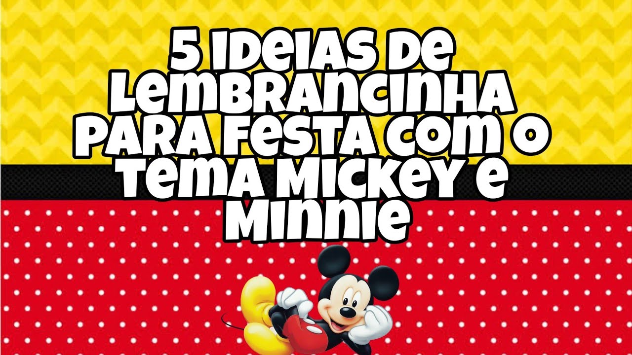 Lembrancinha Mickey