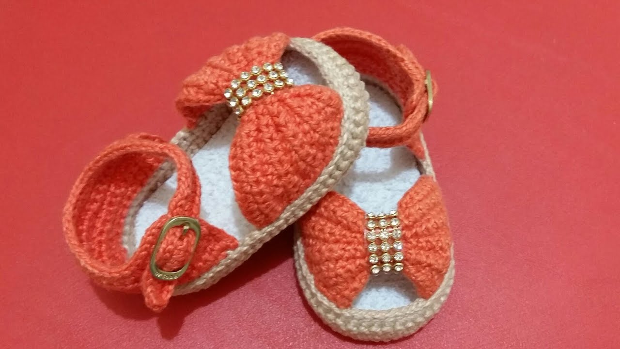 Sandalinha De Croche Para Bebe