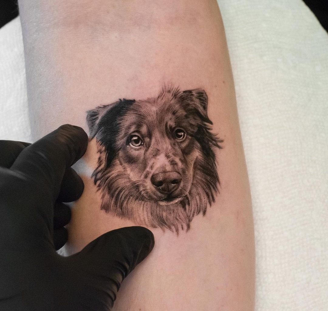 dog tattoo