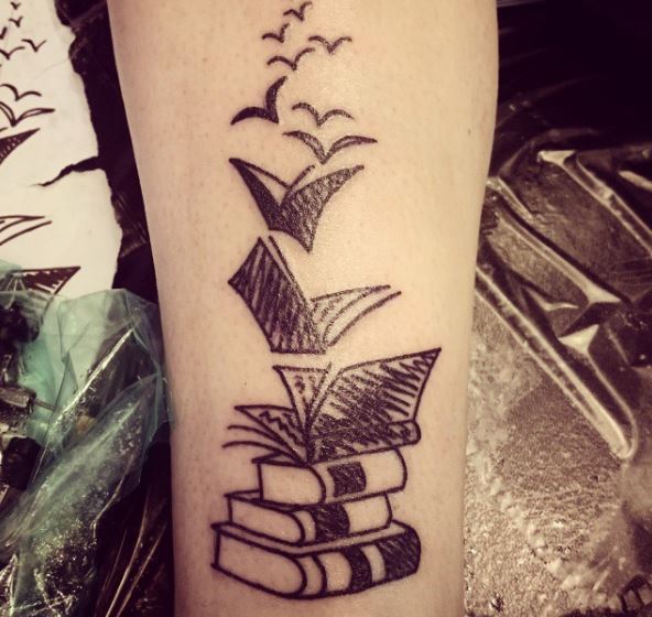 Tatuagem De Livros