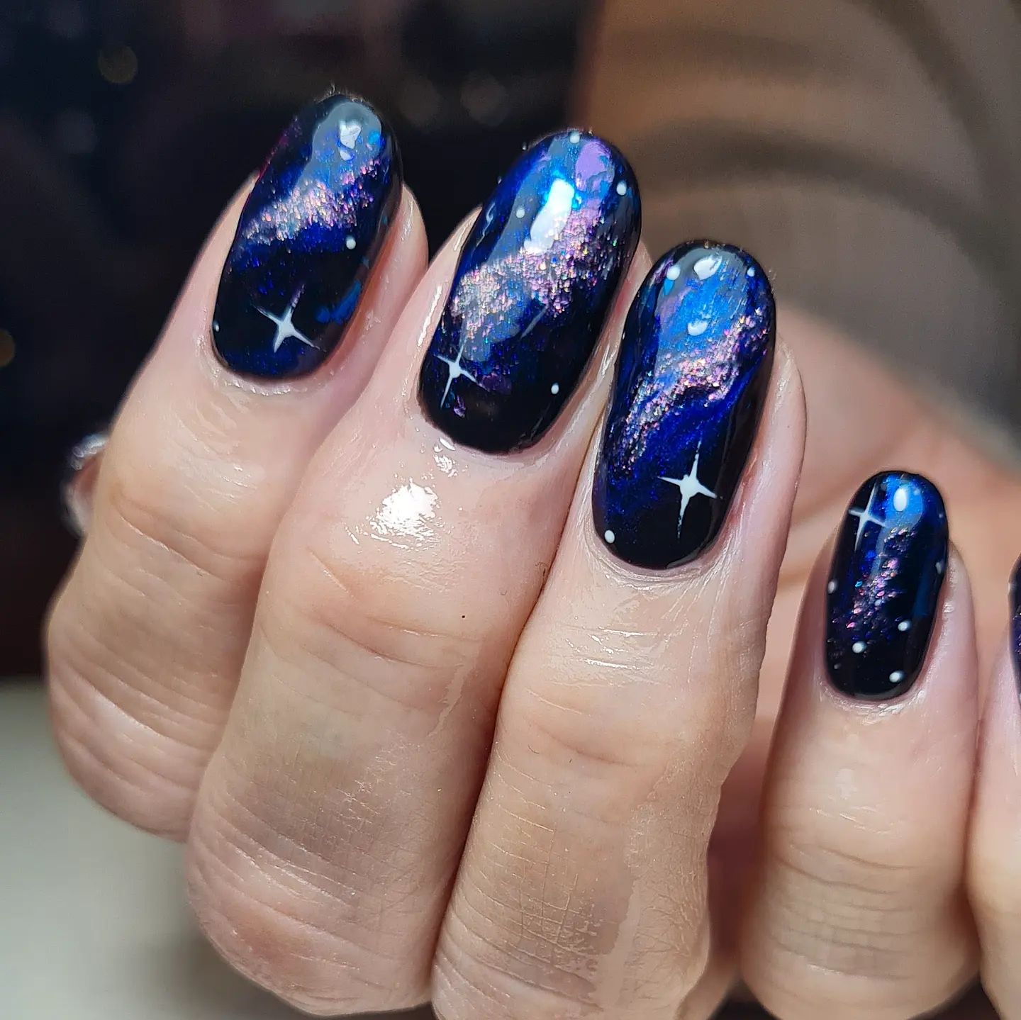 Galaxy Decorated Nail