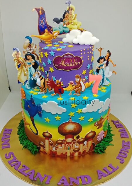 Aladdin Decorated Cake