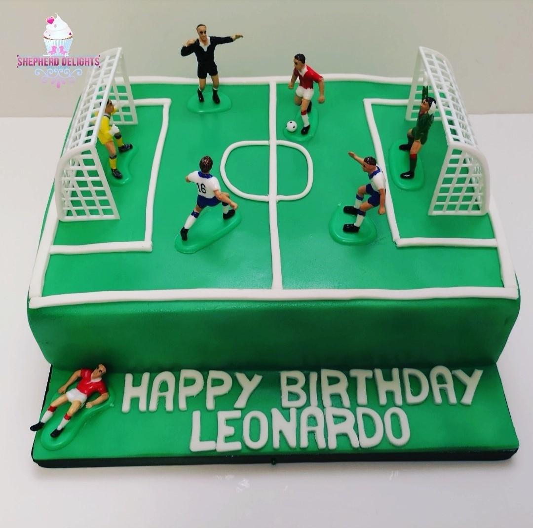 Football Field Decorated Cake