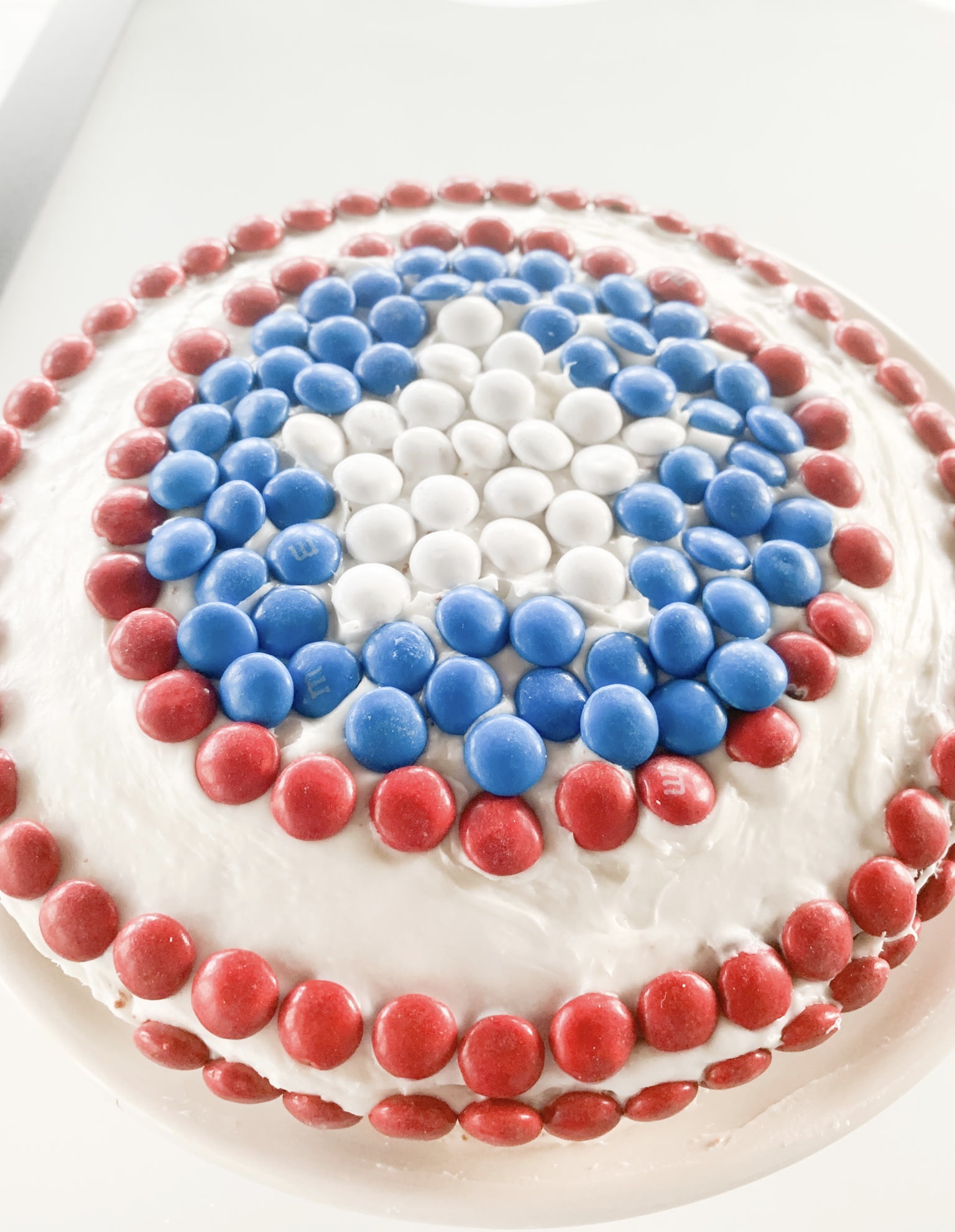 Captain America Decorated Cake