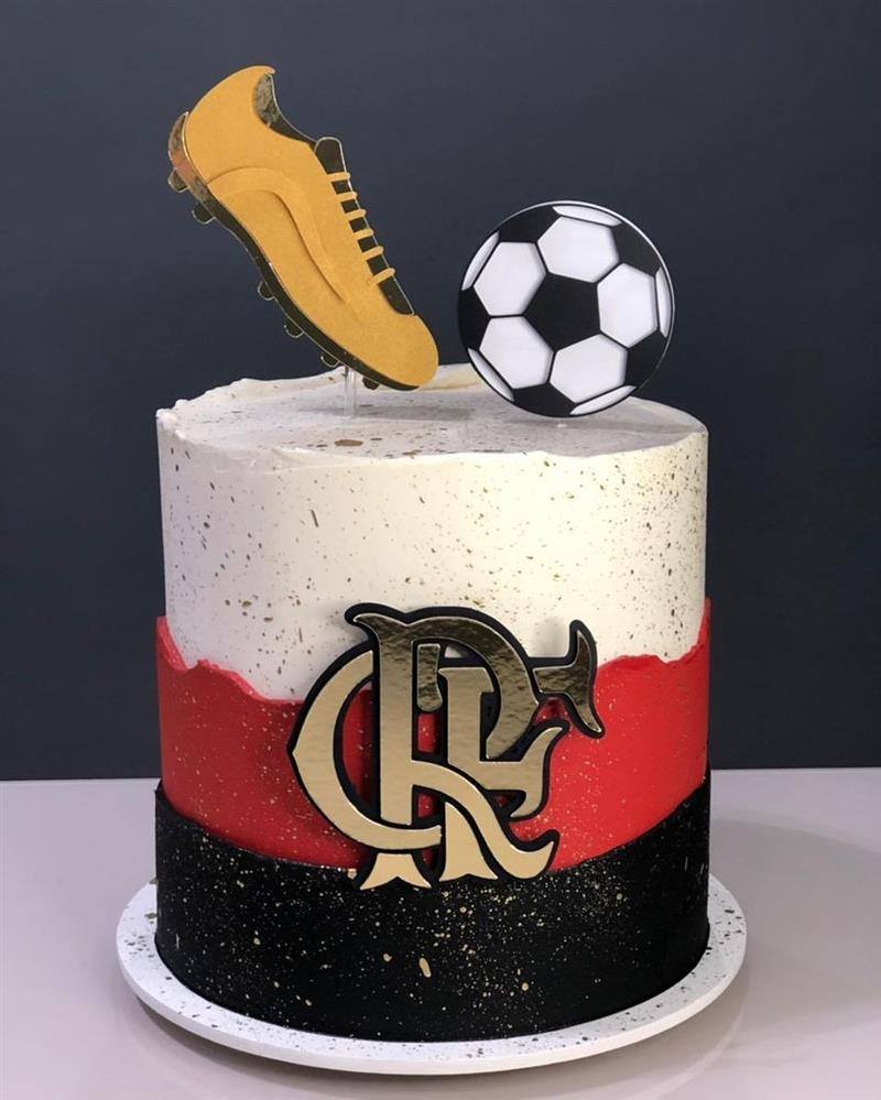 Bolo Decorado Flamengo