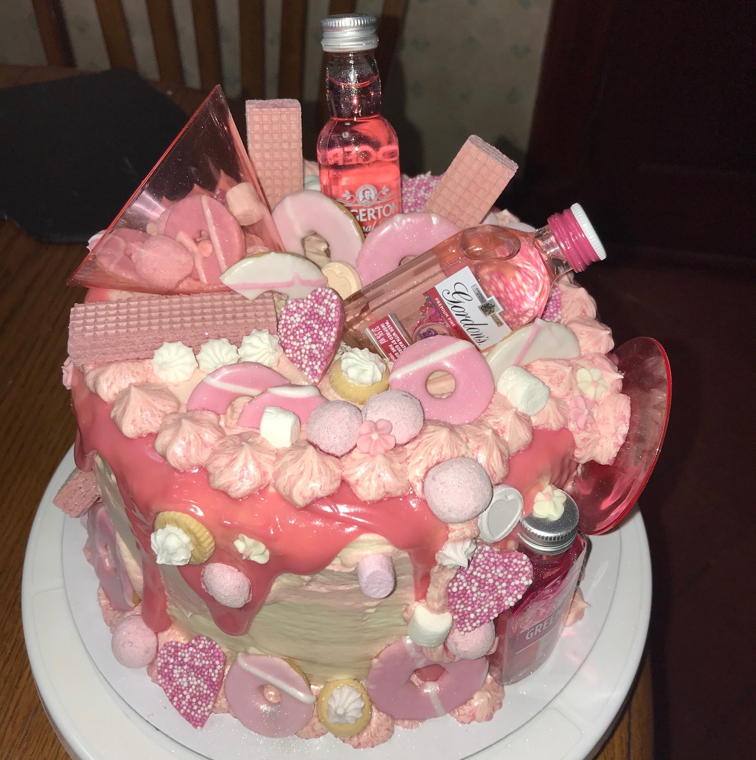 Pink Decorated Cake