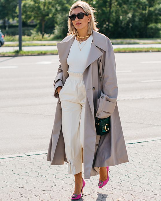 Fashion Look with trench coat