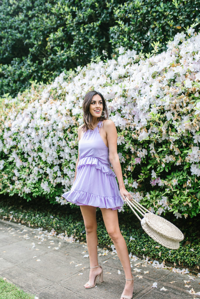 Fashion Look with lilac dress