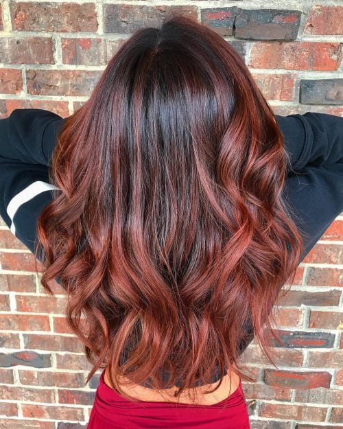 red highlights