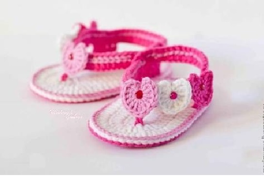 Modelos de Sandalinha De Croche Para Bebe