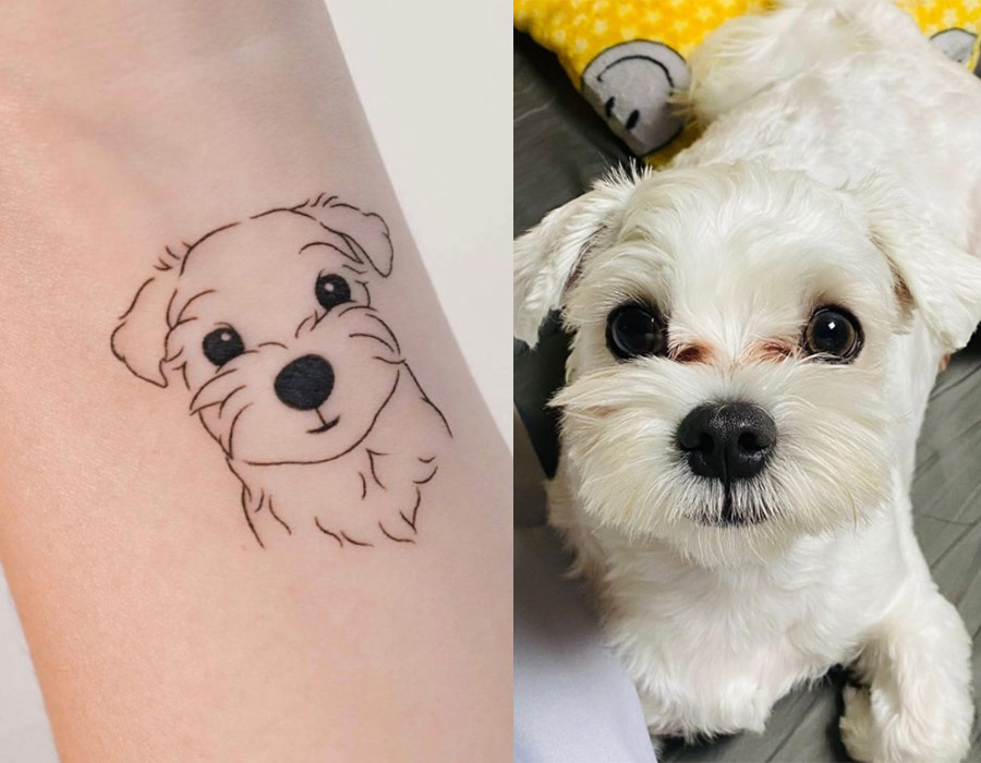 dog tattoo