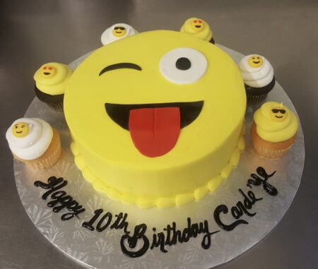 Decorated Emoji Cake