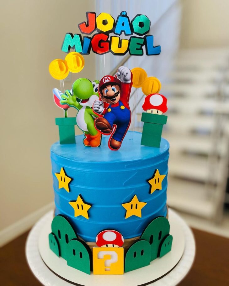 Bolo Decorado Mario Bros