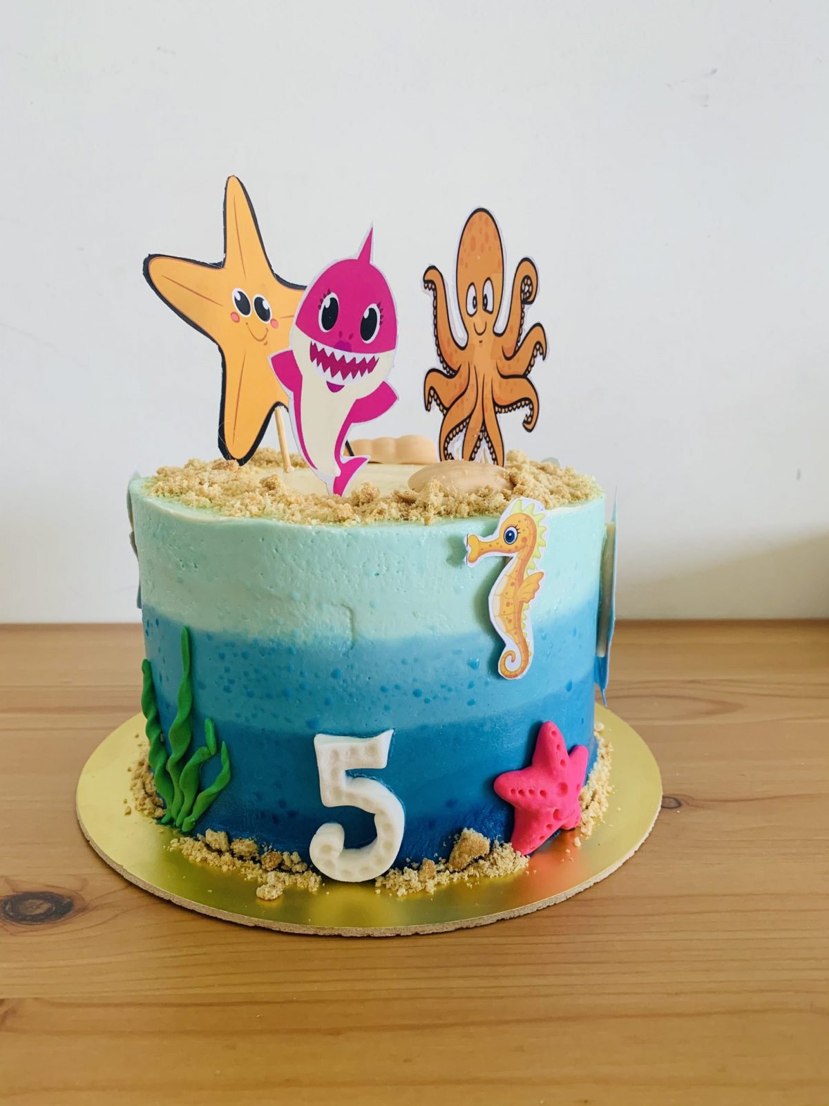 Ocean Decorated Cake