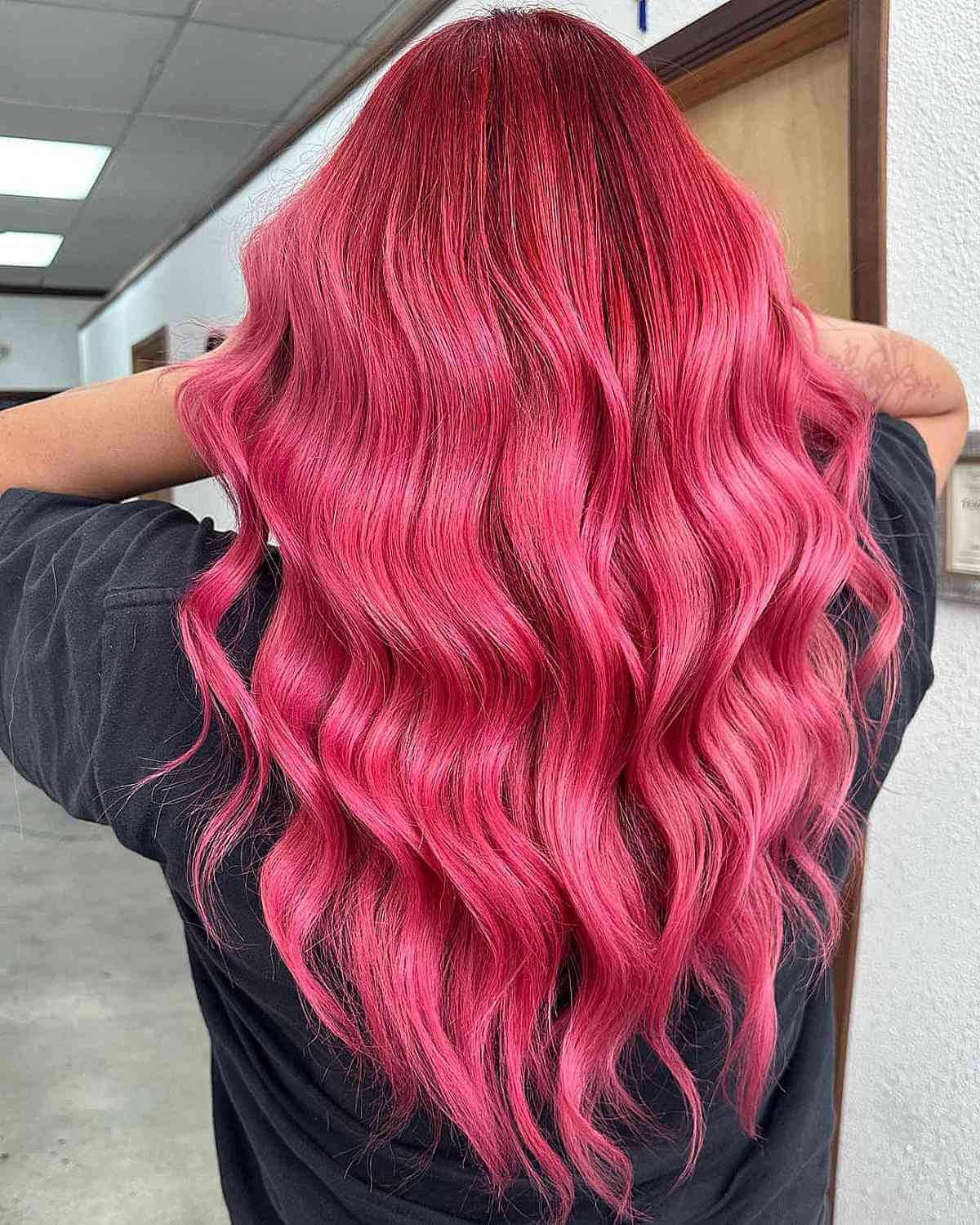 Pink hair