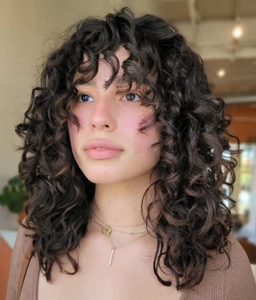 Layered Cut for Curly Hair