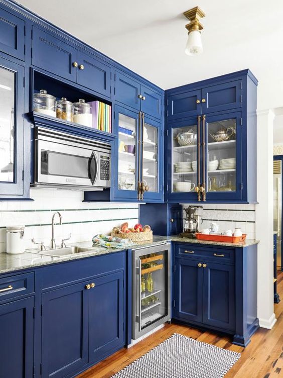 Blue Kitchen Decoration