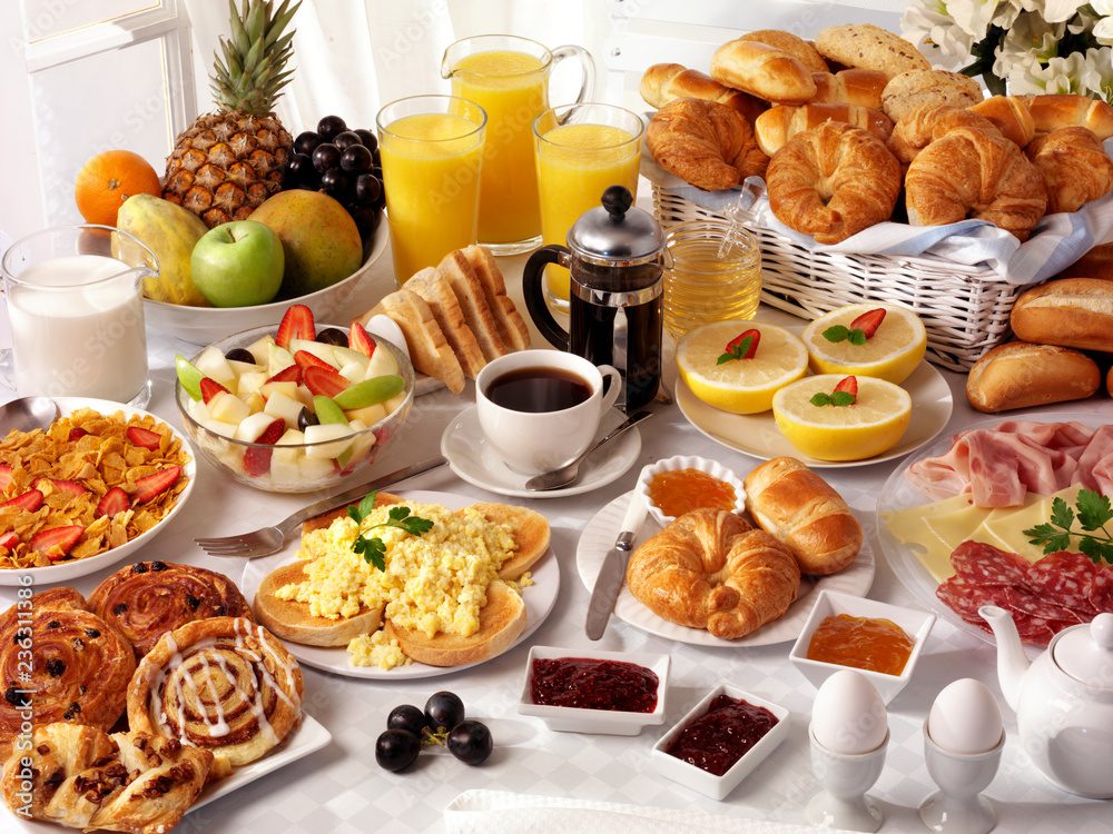 Breakfast table