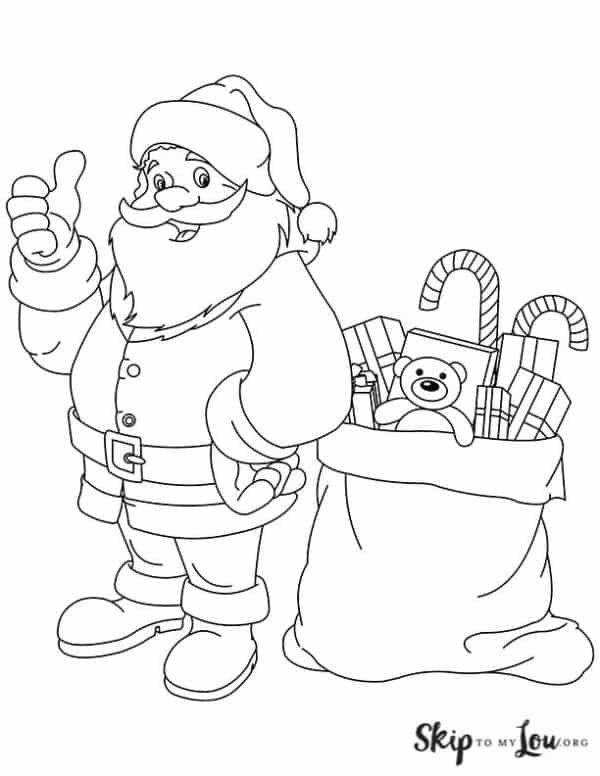 Santa Claus Coloring Pages