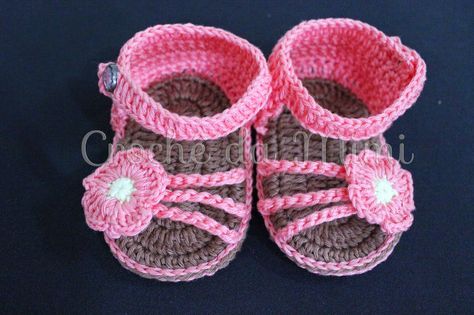 Modelos de Sandalinha De Croche Para Bebe