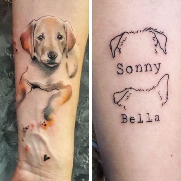 dog tattoo