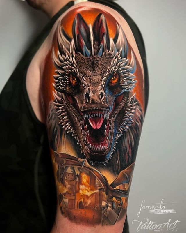 dragon tattoo