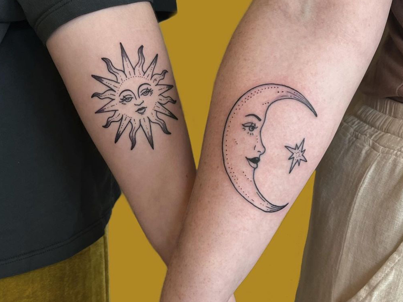 moon tattoo