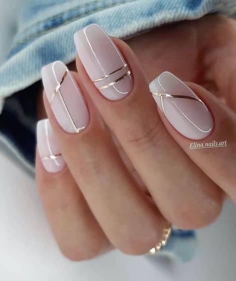 Elegant Decorated Nail