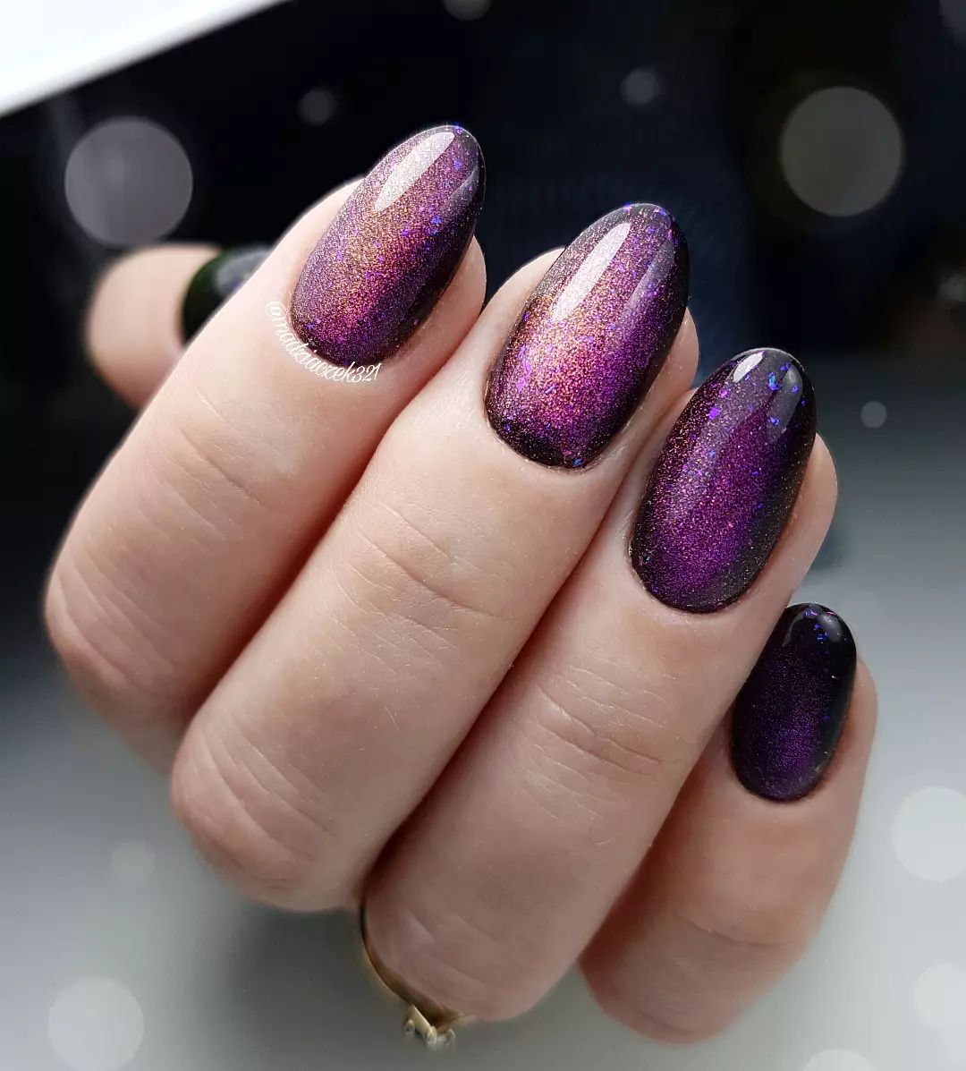 Galaxy Decorated Nail