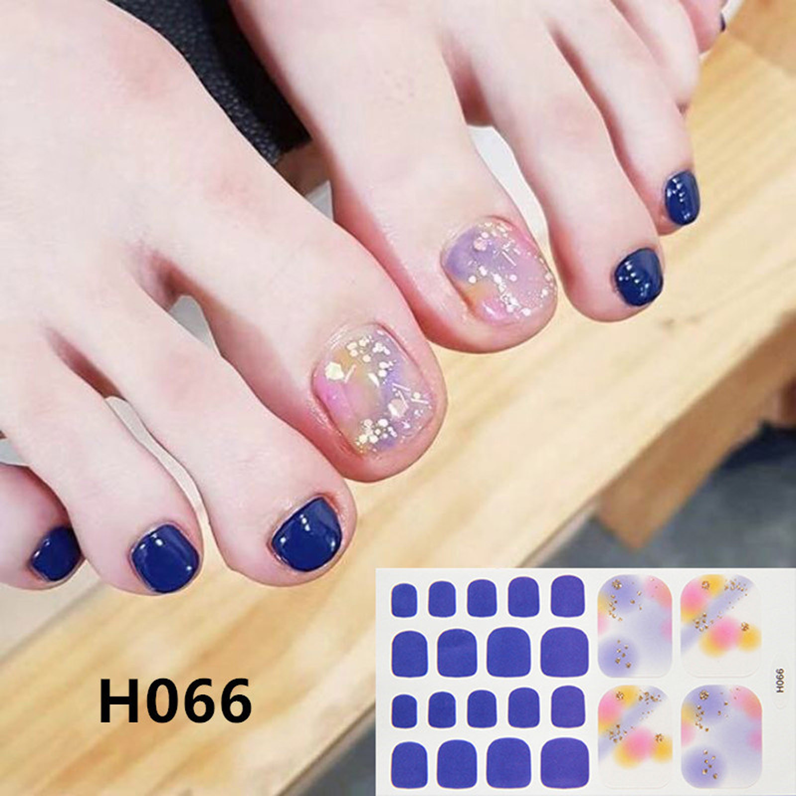 Foot Decorated Nail