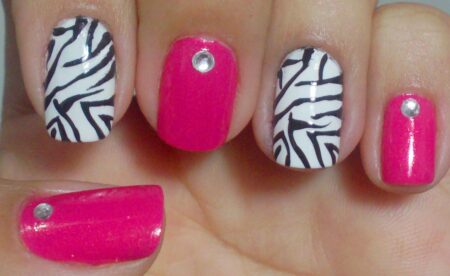 unha-decorada-zebra