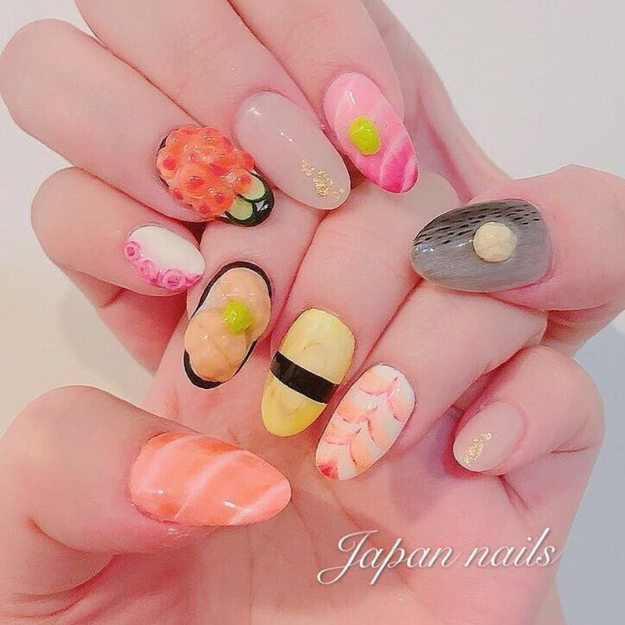 Kawaii Decorated Nails