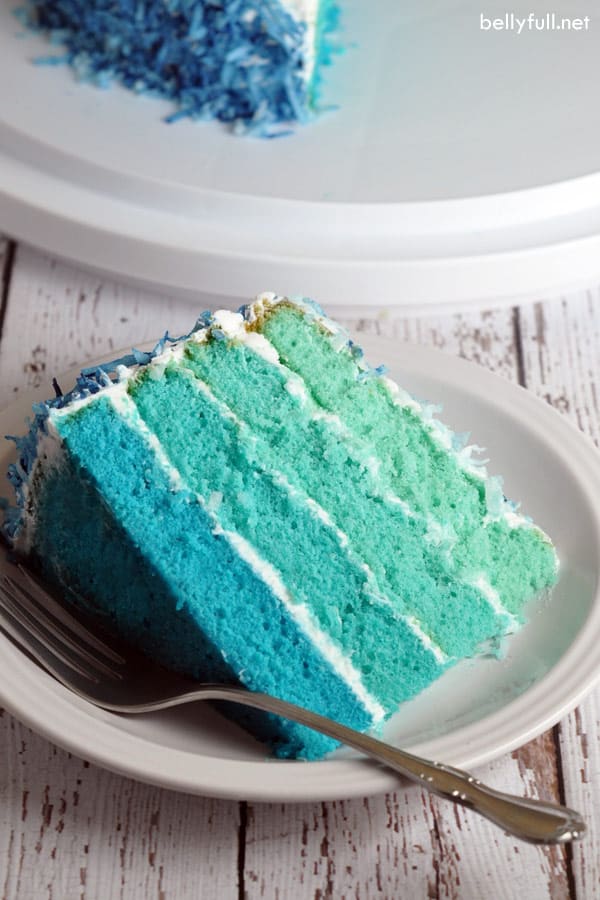 Blue Decorated Cake