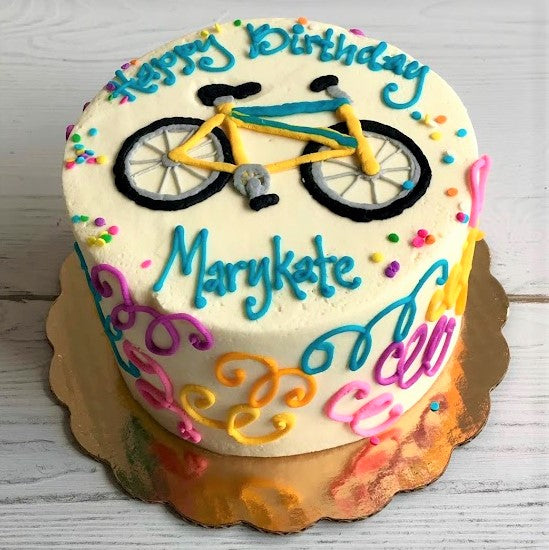 Bike Decorated Cake