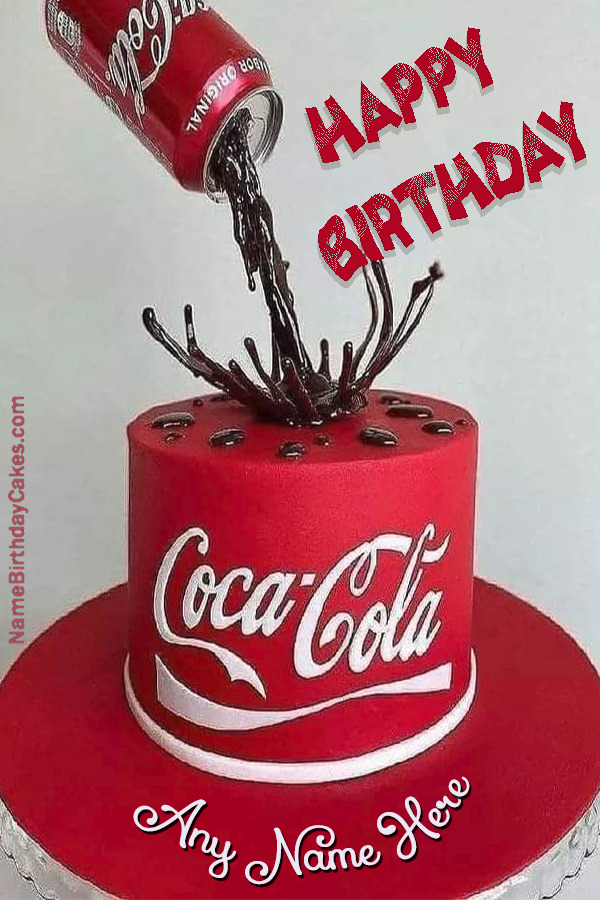 Coca Cola decorated cake