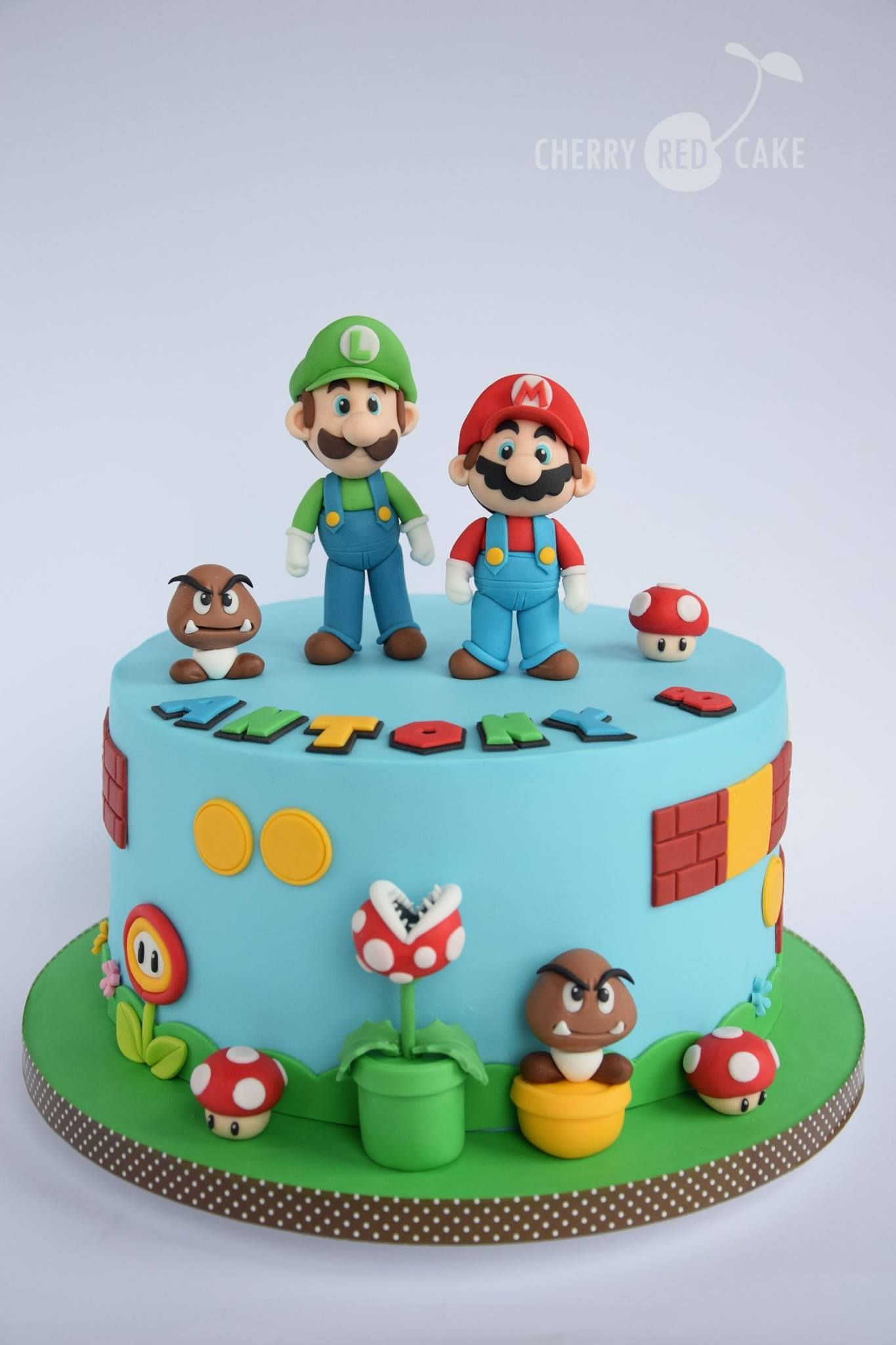 Bolo Decorado Mario Bros