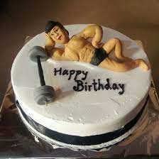 Bodybuilding Decorated Cake