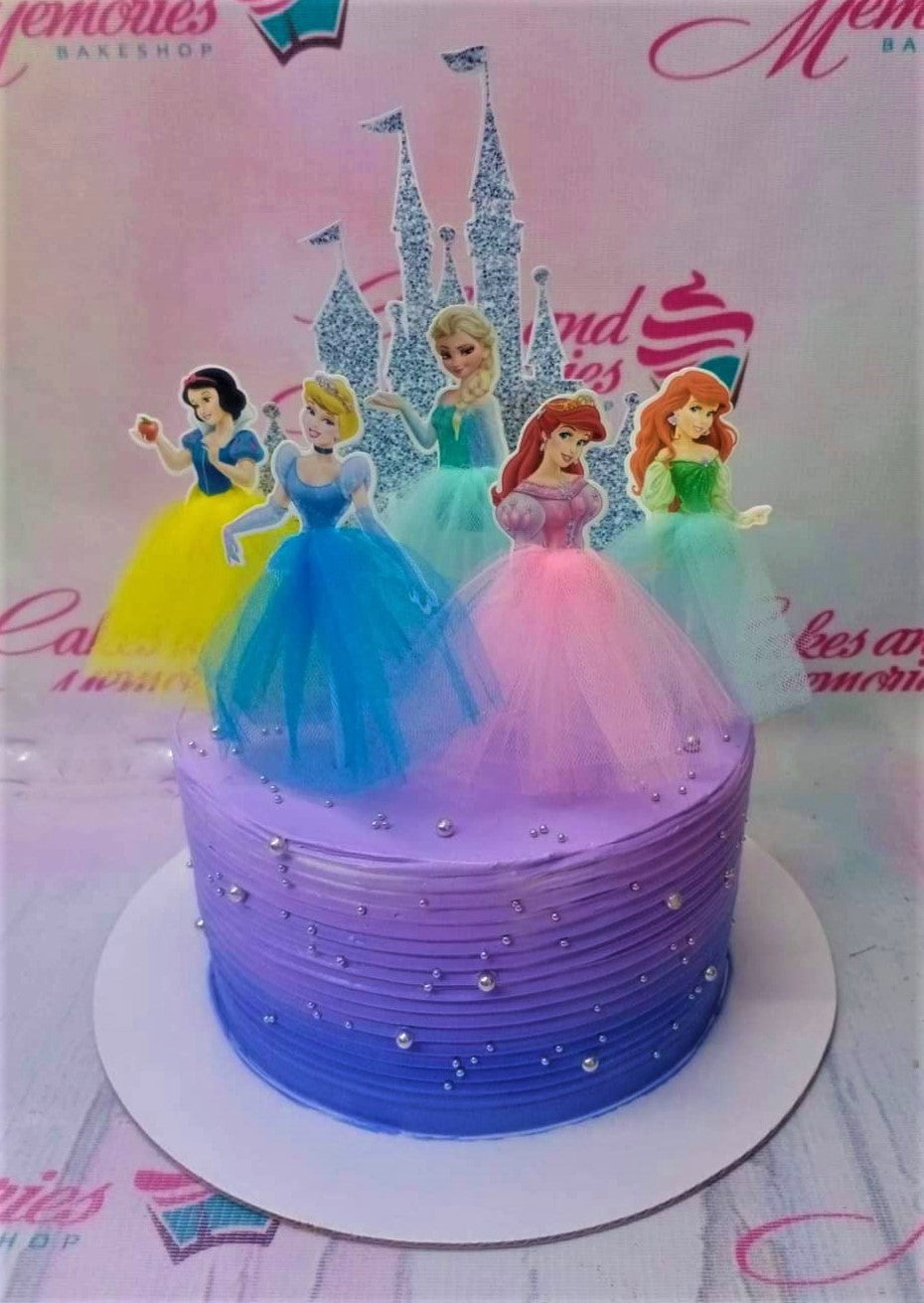 princess decorated cake