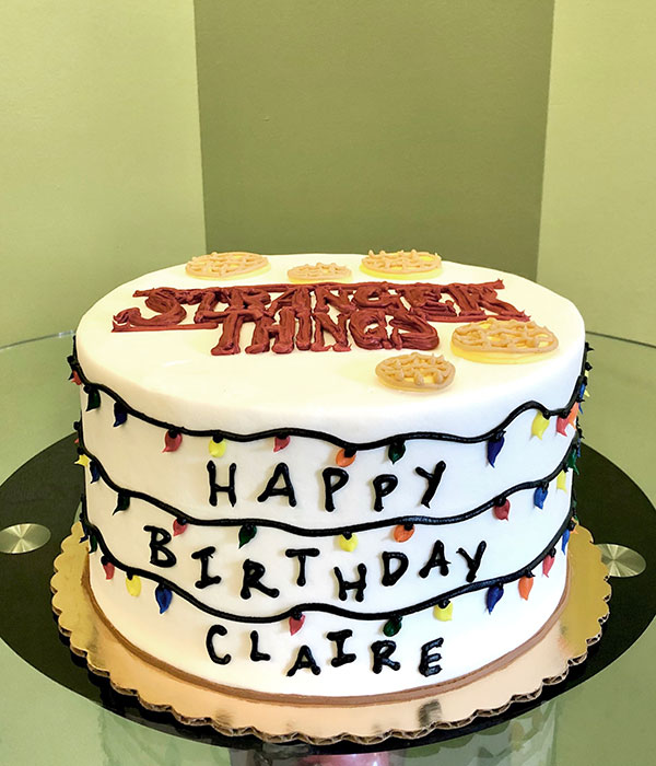 Stranger Things Decorated Cake