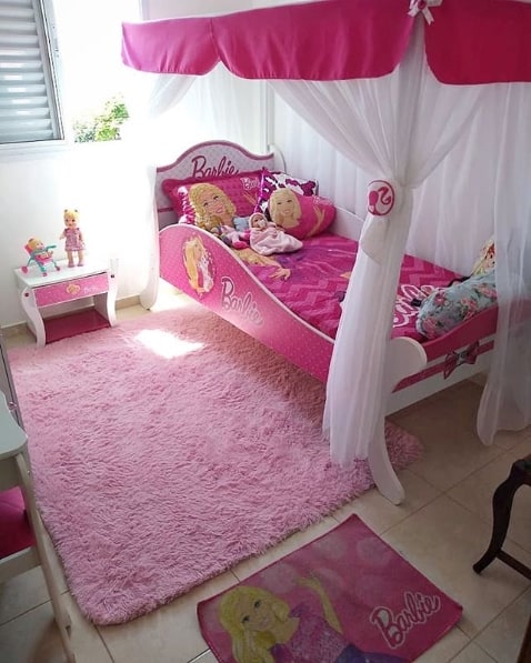 Decoração de Quarto da Barbie