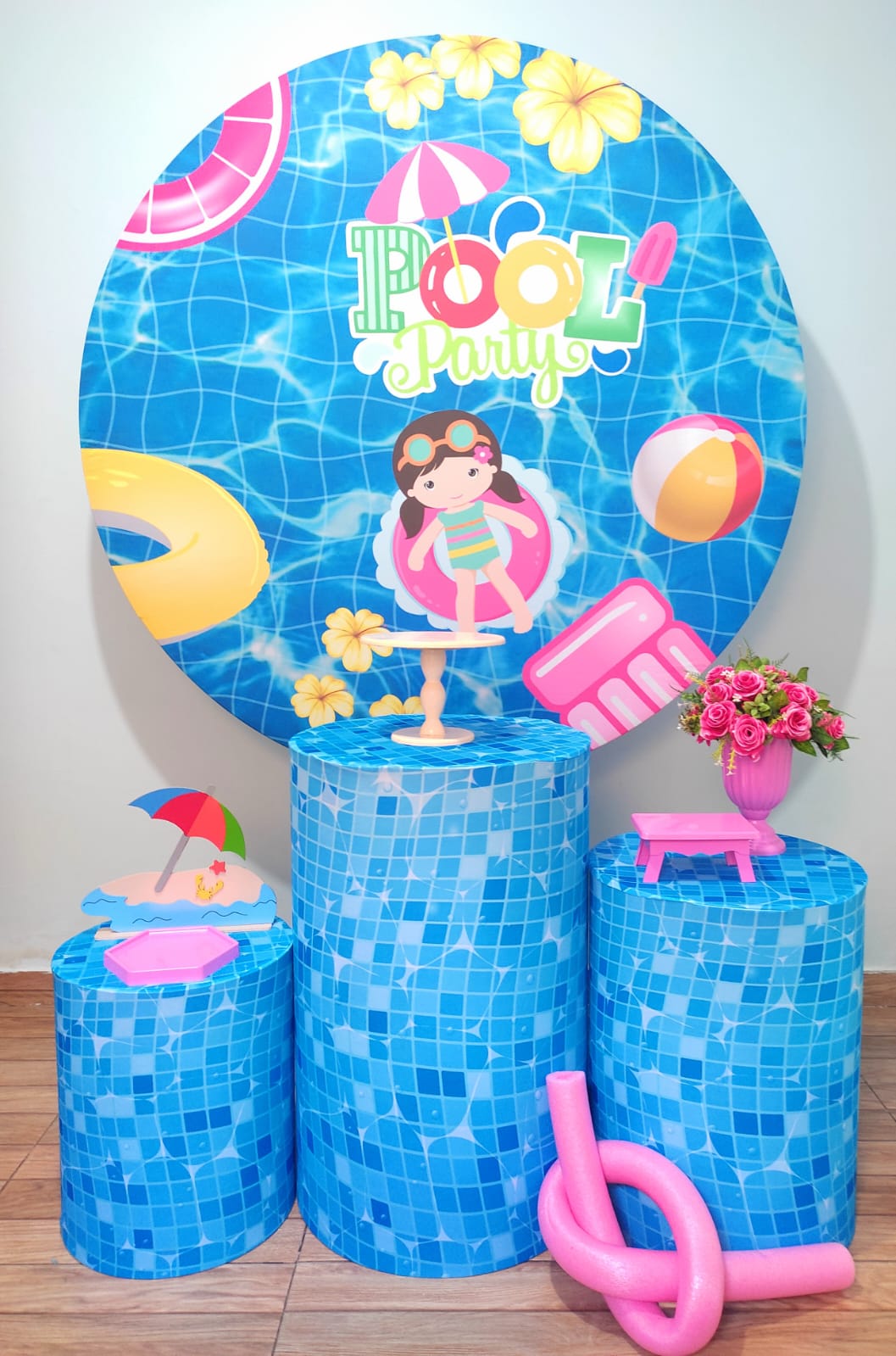 Decoracao Pool Party Simples