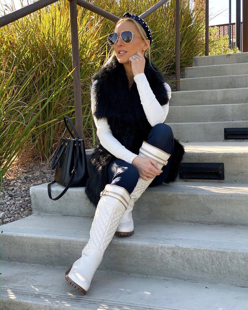 Fashion Look with Off White Boots