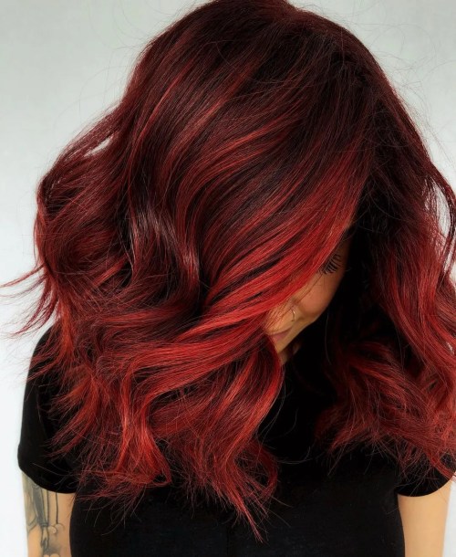 red highlights