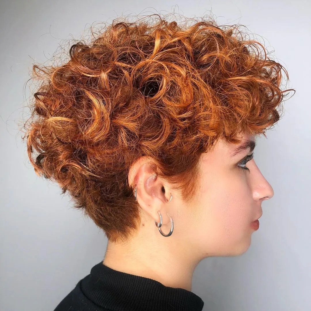 Hairstyle for Short Curly Hair